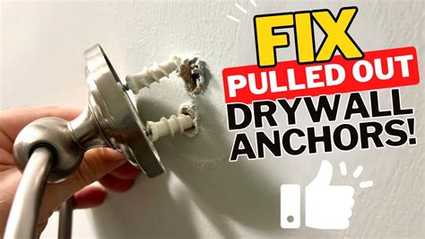 How To Fix A Loose Drywall Anchor