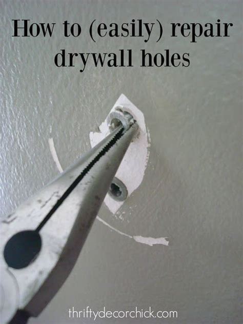 How To Patch Holes After Removing Drywall Anchors