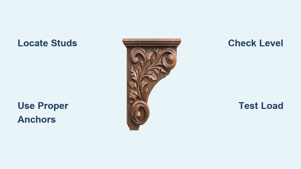 How to Mount Corbels to Wall: Easy Steps